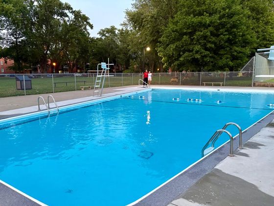 Municipal pool main basin, Quebec
